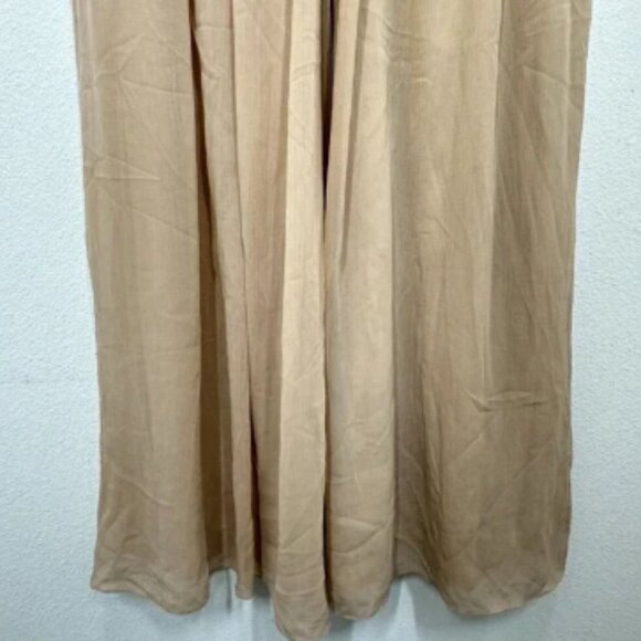 Adrianna Papell Size 14 Dress Peach Beaded Flowy Formal Bridesmaid Wedding Guest - Picture 4 of 7